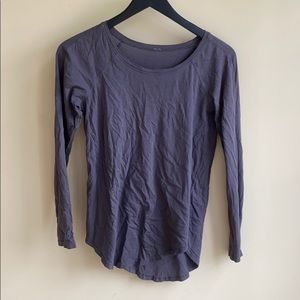 Gray lululemon long sleeve